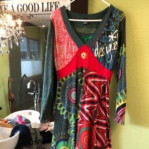 Desigual dress with long sleeves - vintage
